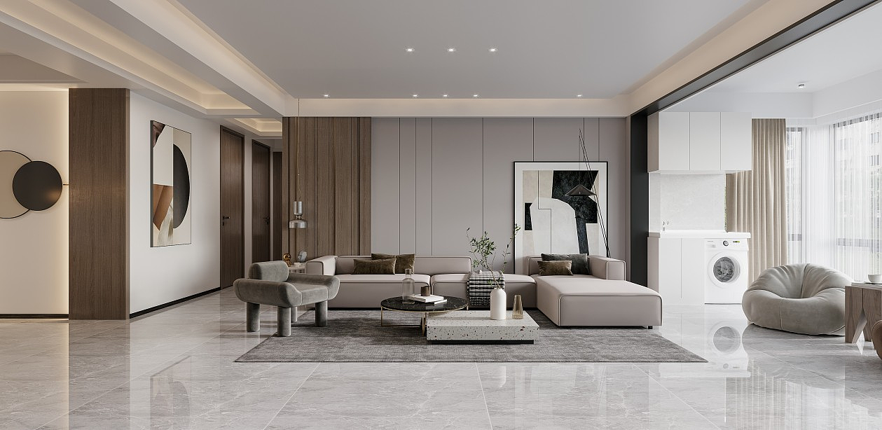 现代极简客餐厅（图ZMzMxODgxMzA4） - 建筑设计 - 站酷设计师1992效果图小李原创素材 - 站酷ZCOOL