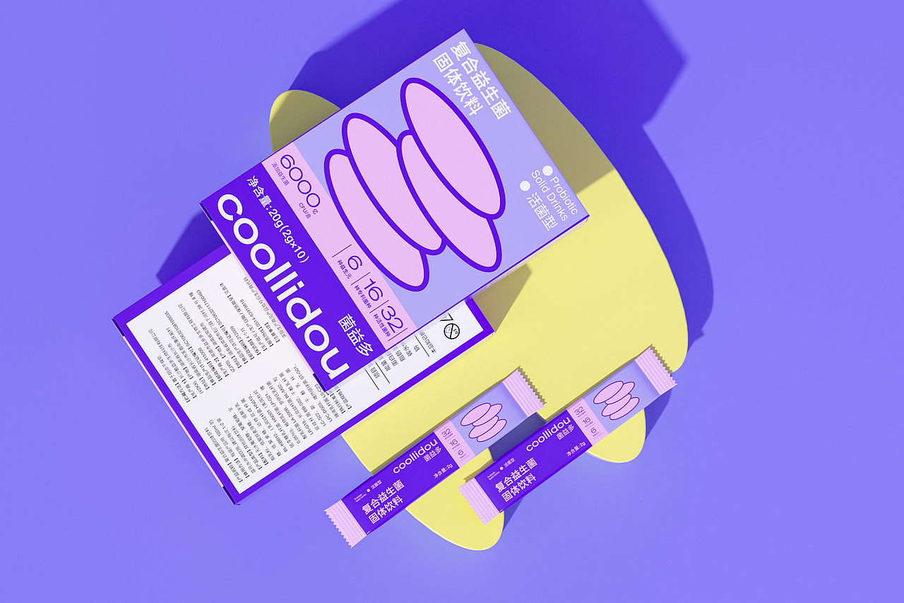 coolliduo | 复合益生菌固体饮料包装设计(图ZMzYyMDI2OTg0) - 包装 - 站酷设计师青轶设计原创素材 - 站酷ZCOOL
