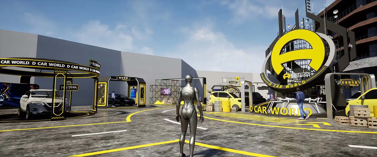 【UE5】一些做过得场景扔进虚幻5里面做个练习（图ZMzM1MDQ2NTY0） - 建筑/空间 - 站酷设计师柯博文1086原创素材 - 站酷ZCOOL