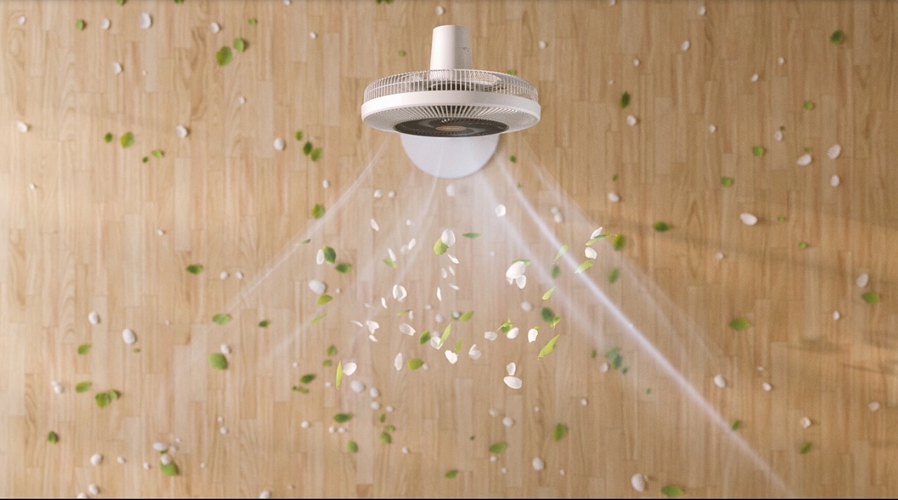 夏天到了美的风扇产品CG动画走一波