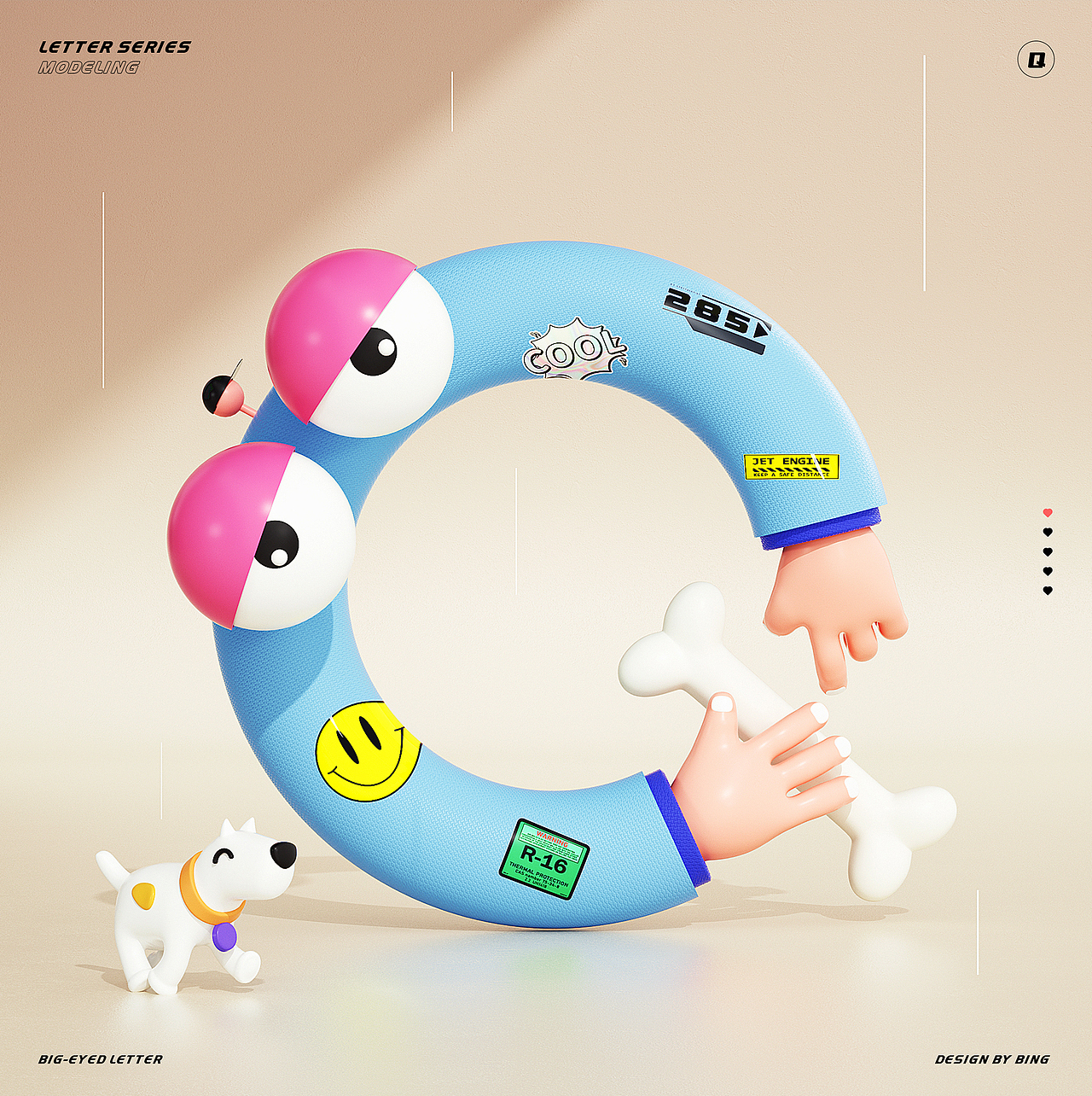 C4D字母系列-26 Letter Series（图ZMzA4NTI1MjQ0） - 场景 - 站酷设计师BINGc原创素材 - 站酷ZCOOL
