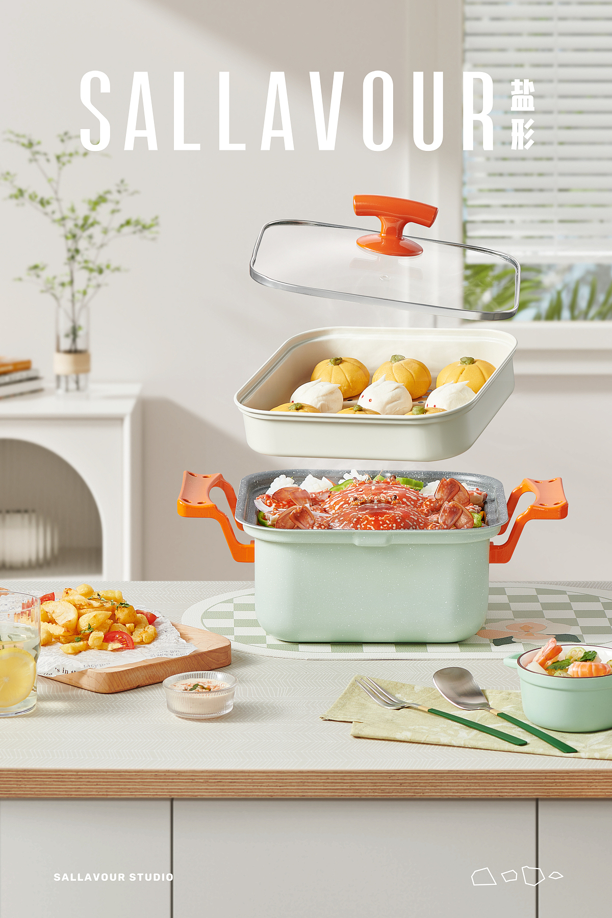 厨具摄影 | 美食美色 燃气炸锅