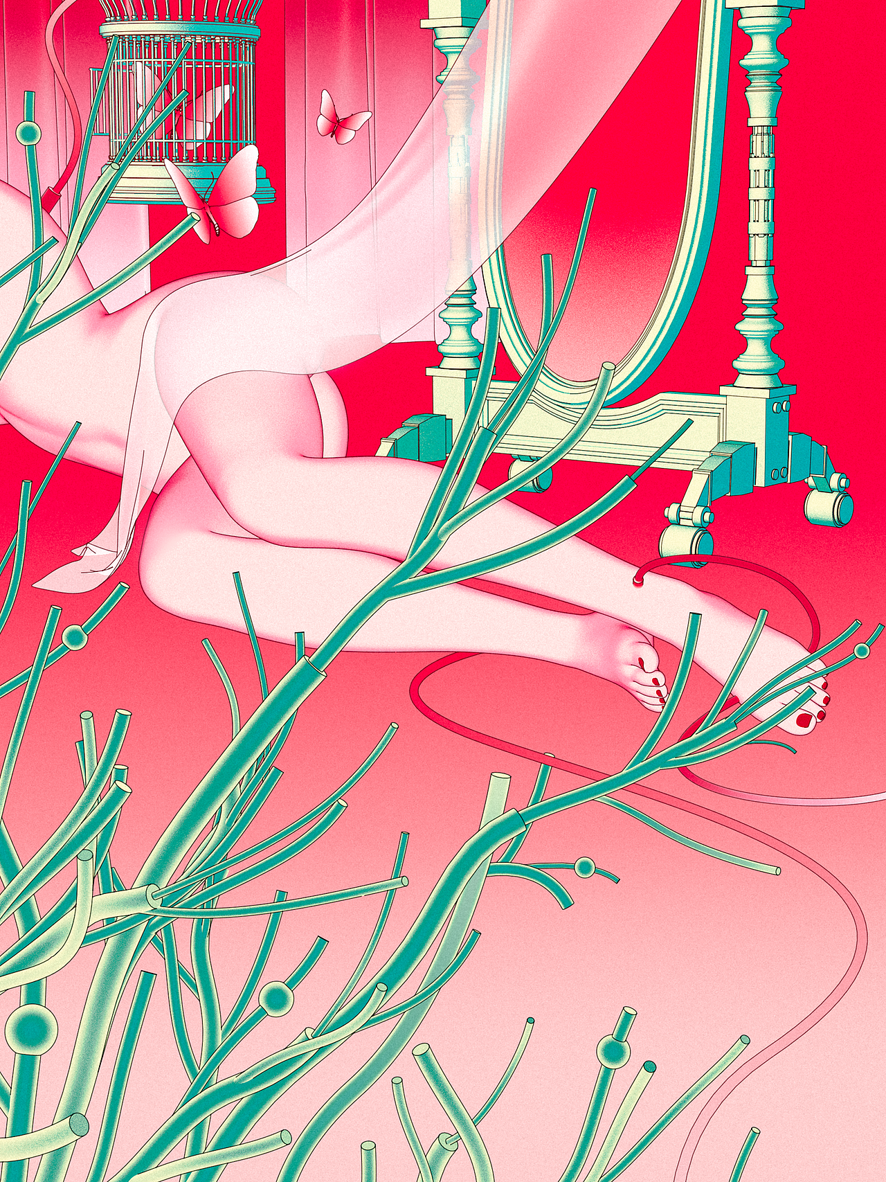 MysteryRed谜红（图ZMzYyODM0NzQ0） - 艺术插画 - 站酷设计师拐拐君原创素材 - 站酷ZCOOL