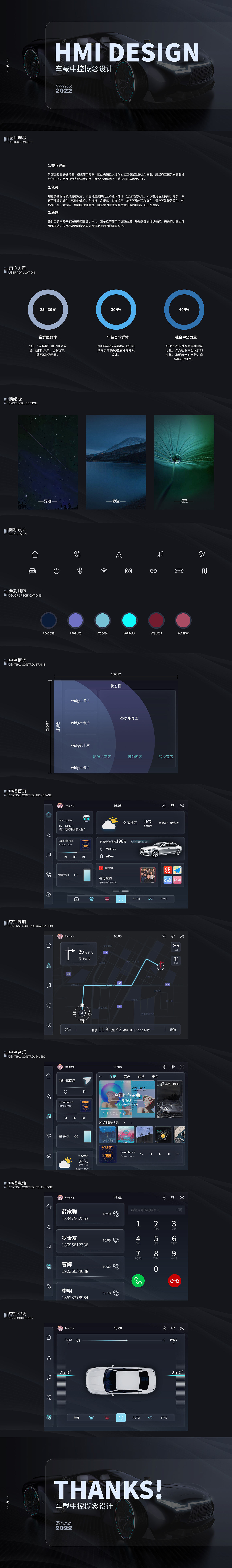 车载界面（图ZMzIwNDI5ODgw） - 其他UI - 站酷设计师棠梨Hannah原创素材 - 站酷ZCOOL