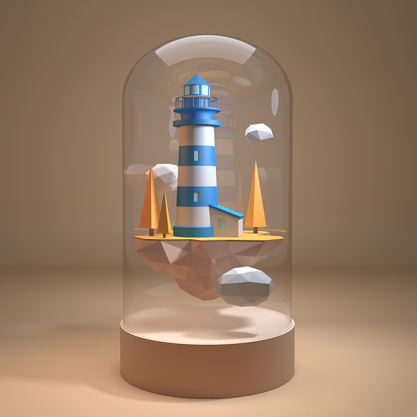 c4d自带渲染器渲染