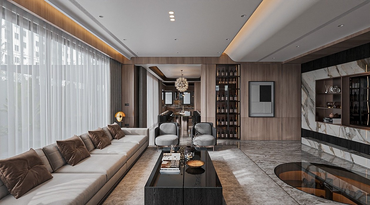 酷黑系高级感现代台式风