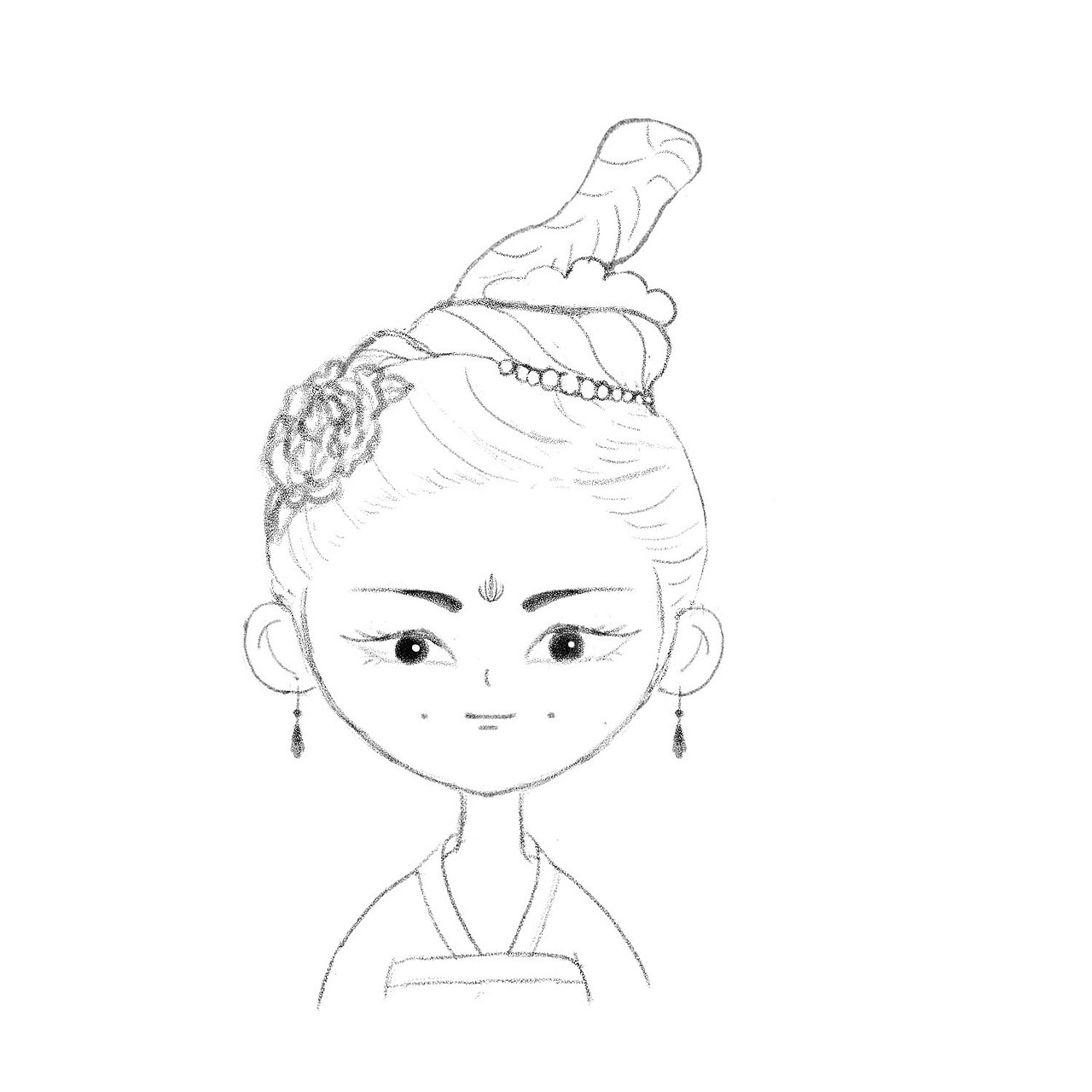 百變頭像打卡day16~線(xiàn)稿，后面如果上色了會(huì)補(bǔ)圖~（圖ZMzQxMjUwMjQ4） - 創(chuàng)作習(xí)作 - 站酷設(shè)計(jì)師蕪菁Janna原創(chuàng)素材 - 站酷ZCOOL