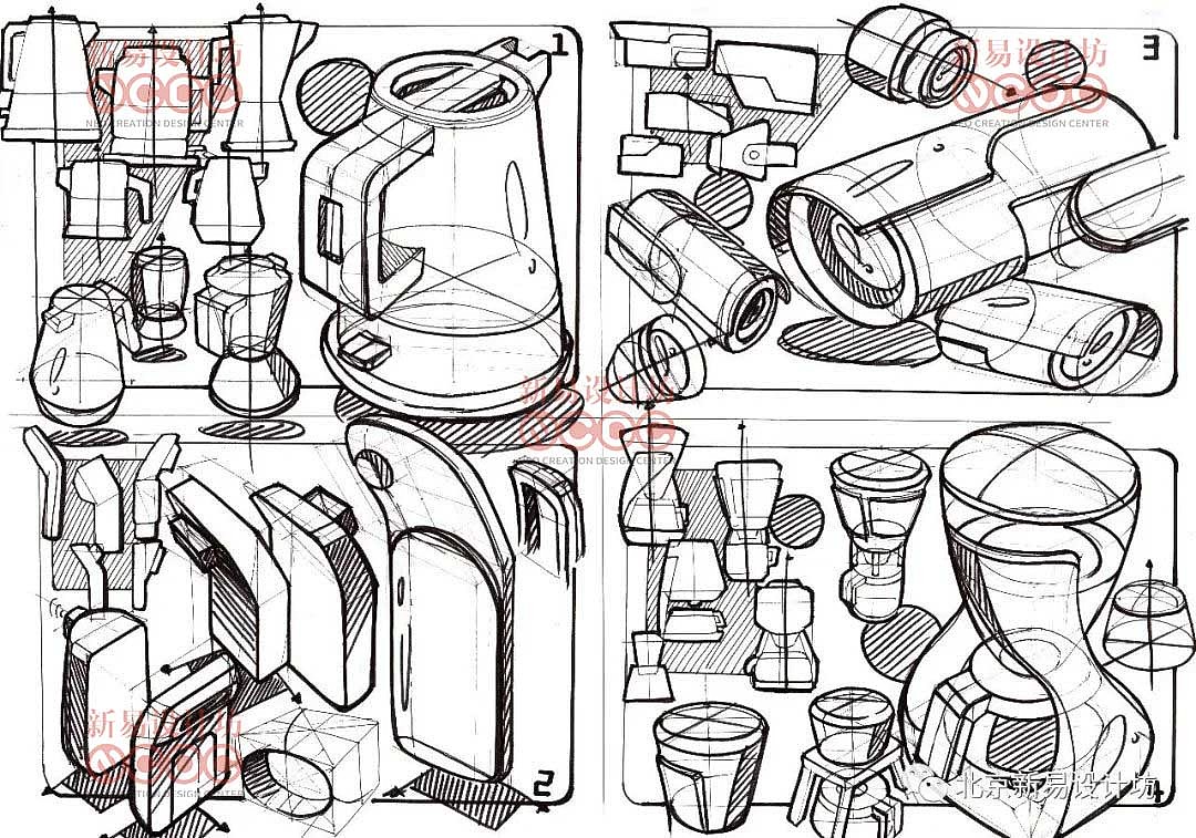 工业设计考研手绘（图ZMzQ3NzcwMTY0） - 其他工业/产品 - 站酷设计师新易设计坊原创素材 - 站酷ZCOOL
