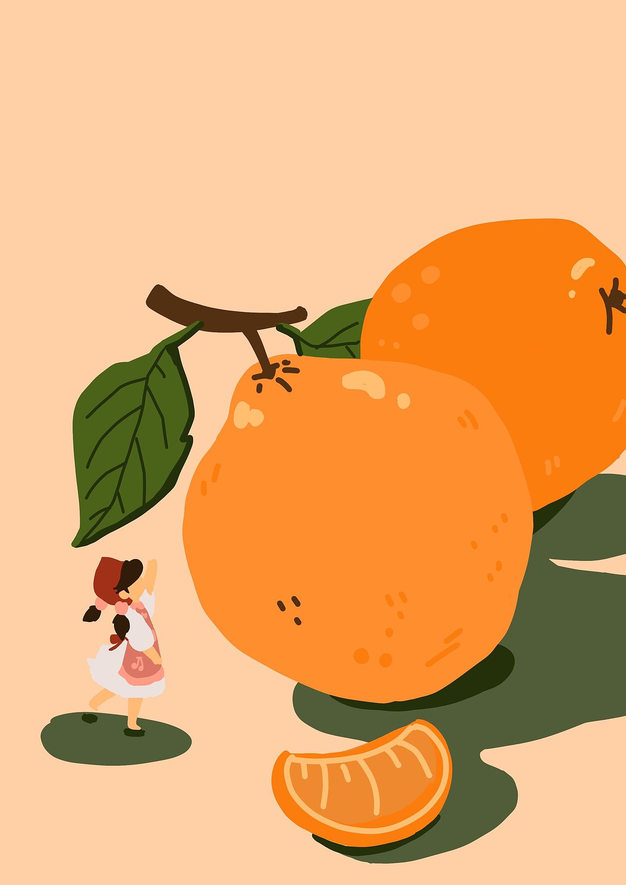 二十四节气儿童插画