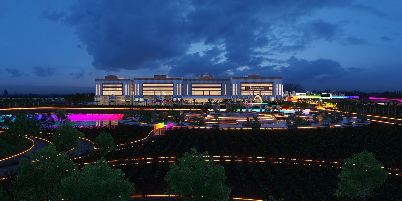 大型现代化农场