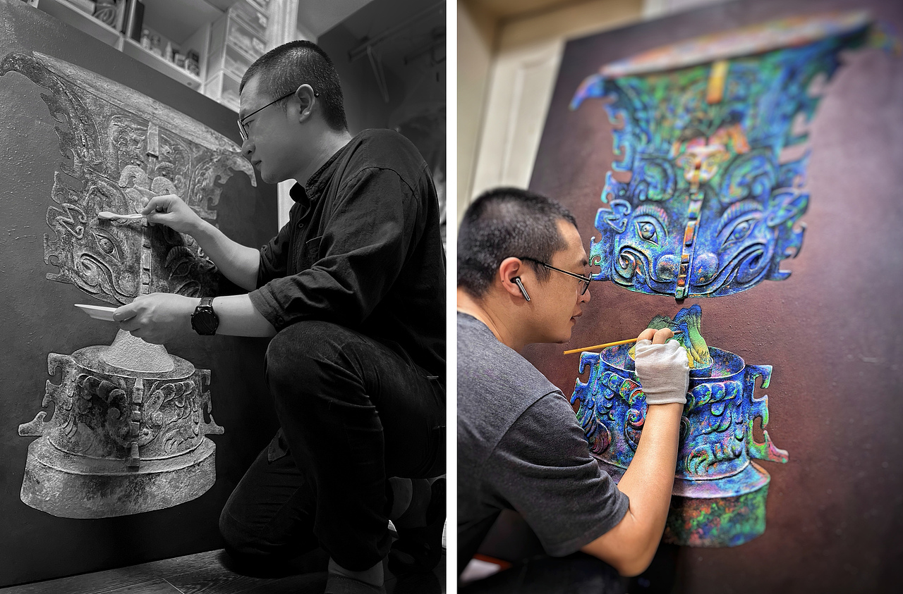 2022年4月与2023年11月东白的创作记录