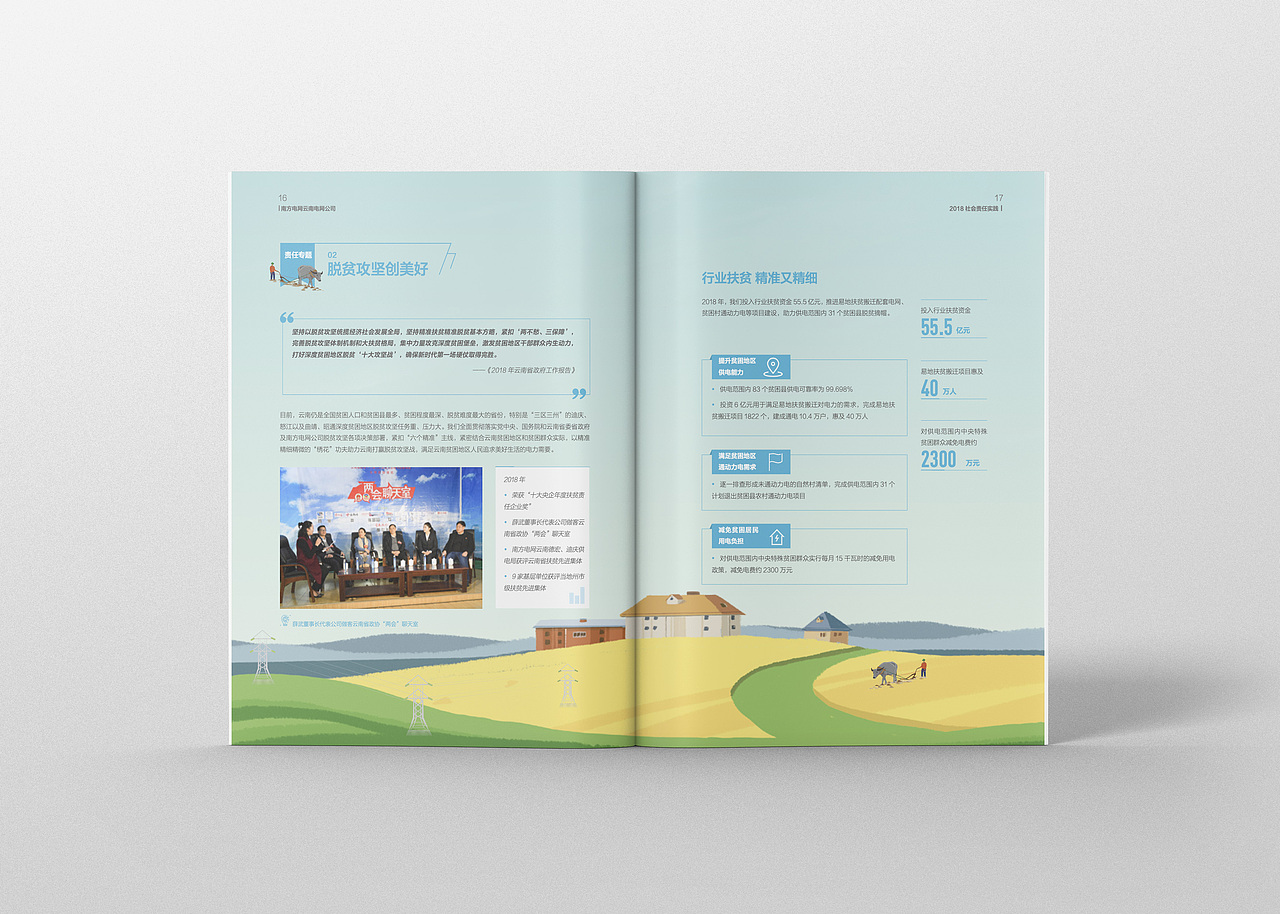 南方电网-云南电网社会责任报告（图ZMzM4ODAwMDAw） - 书籍/画册 - 站酷设计师y预见y原创素材 - 站酷ZCOOL