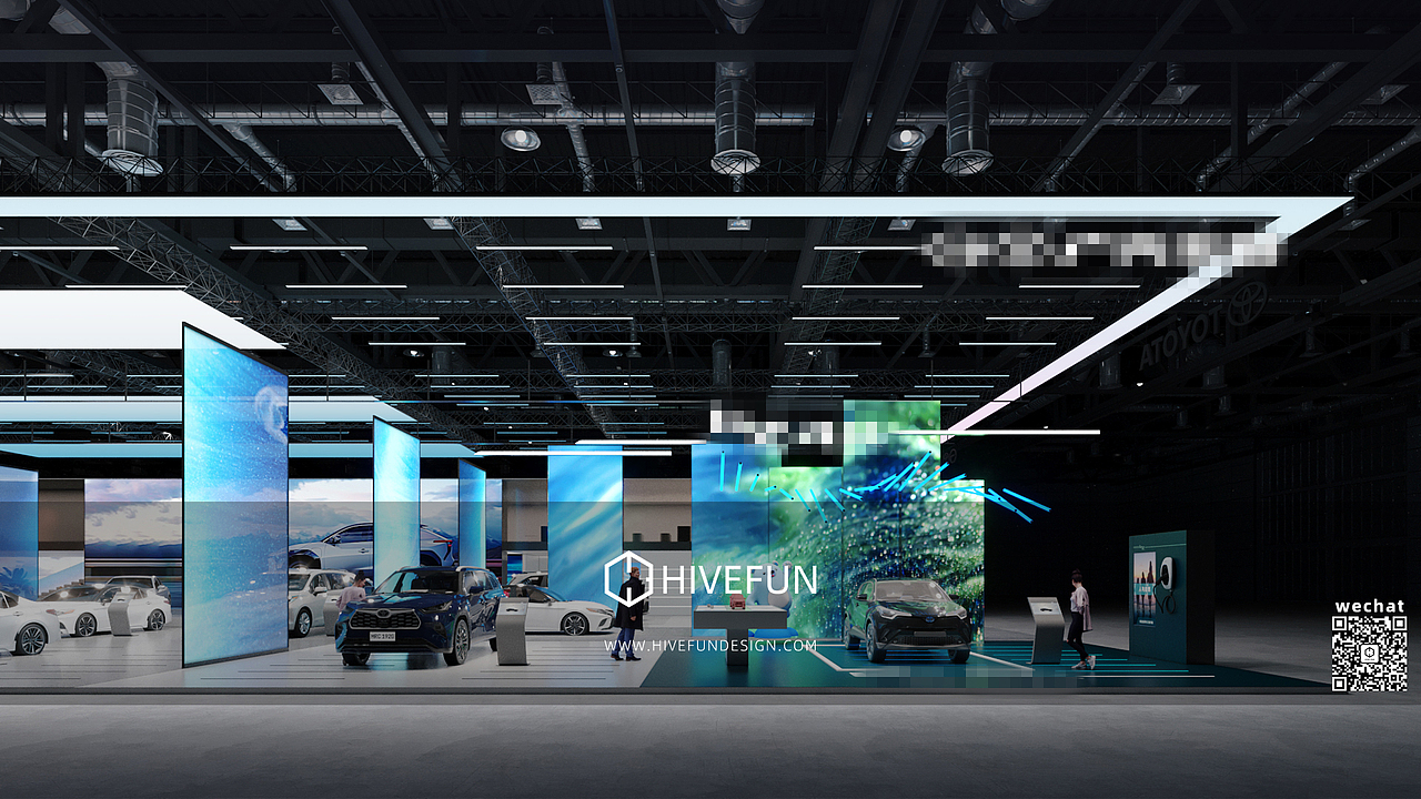 车展创意设计（图ZMzIzNjEyNDMy） - 展陈设计 - 站酷设计师HiveFundesign原创素材 - 站酷ZCOOL