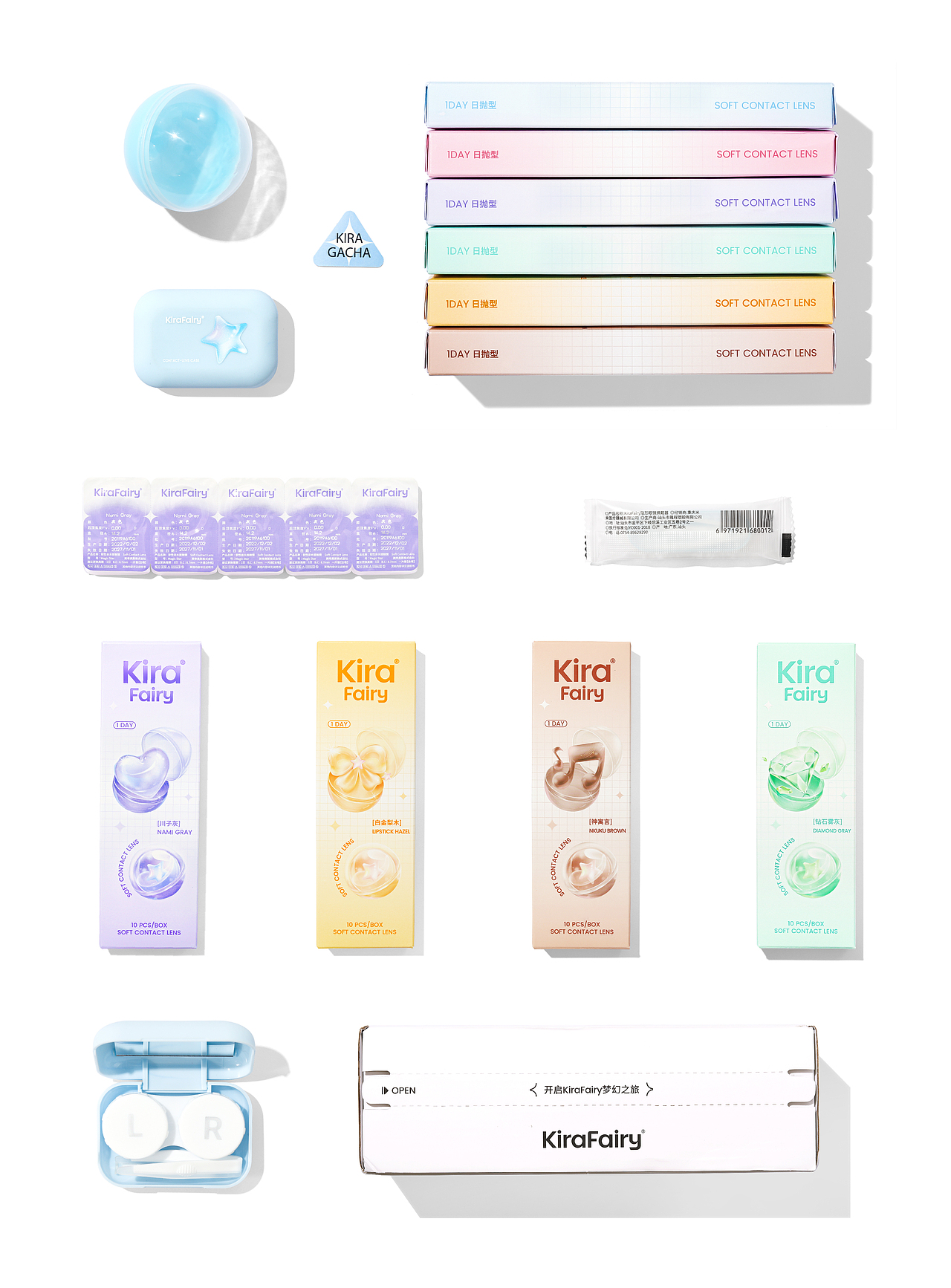 KiraFairy｜美瞳品牌全案设计-探索光的梦幻表达（图ZMzQ0ODY1MzE2） - 品牌 - 站酷设计师智能对象Outwit原创素材 - 站酷ZCOOL