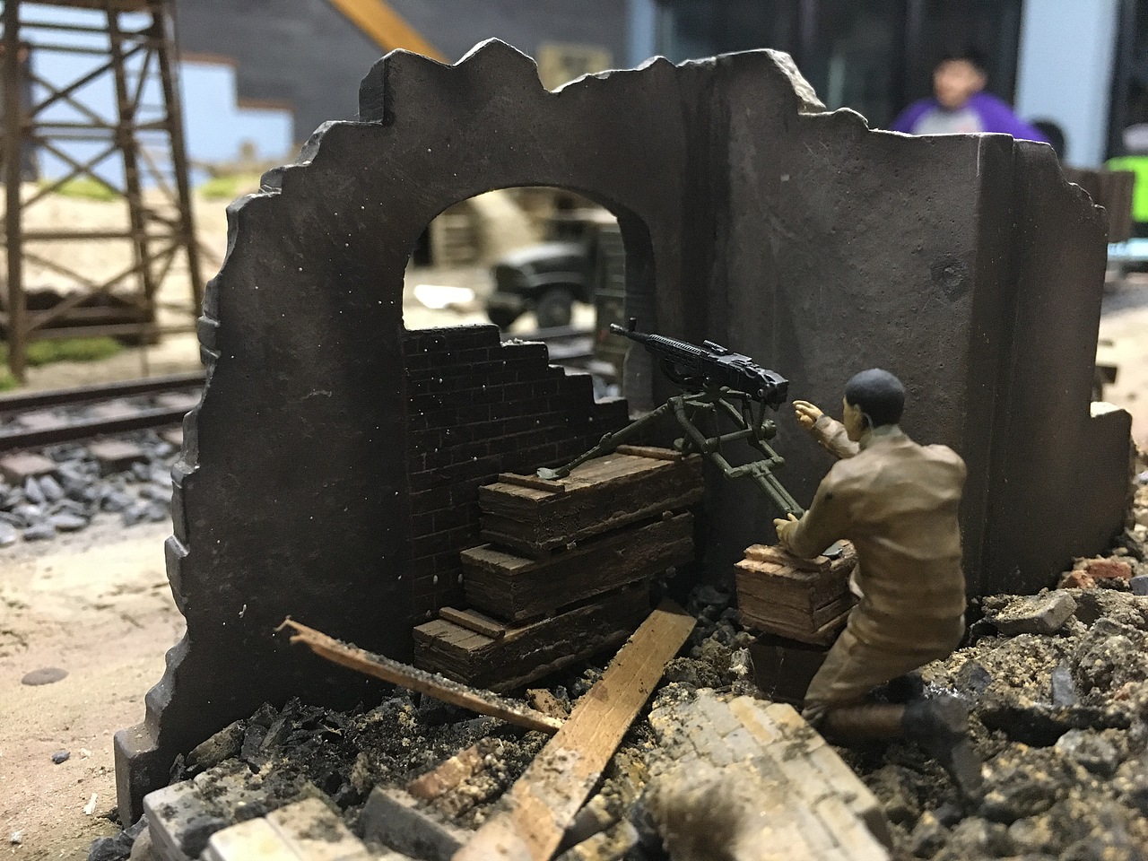 微缩场景 战场模型沙盘 制作过程揭秘