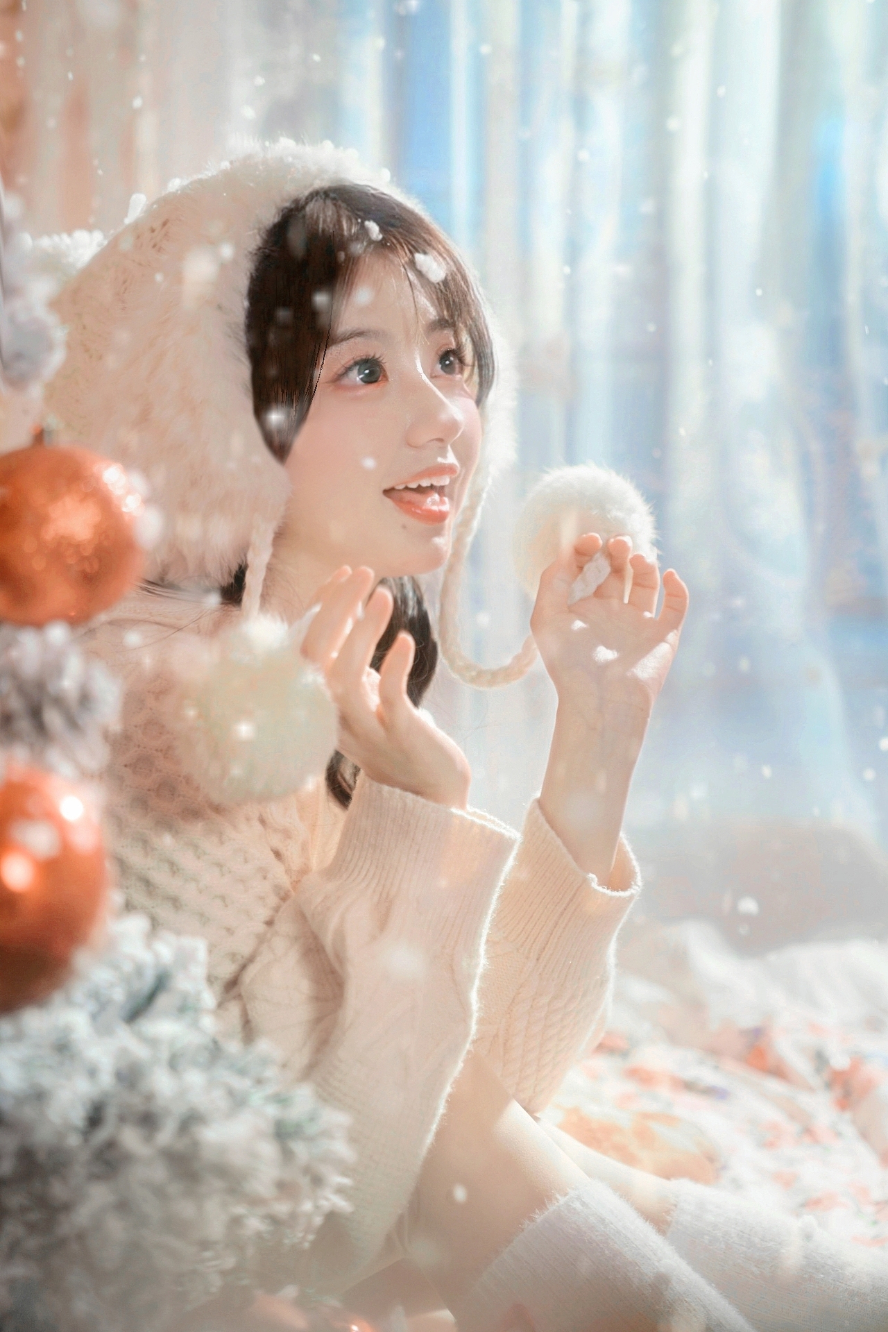 圣诞少女2.0（图ZMzI0MzQ0NDcy） - 人像摄影 - 站酷设计师柊鱼卷原创素材 - 站酷ZCOOL