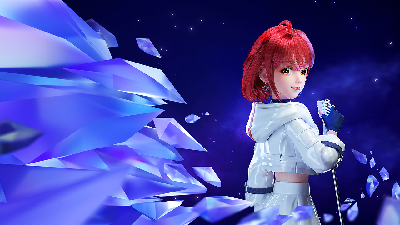 虚拟偶像IP | 度晓晓升级KV（图ZMzQ1NzMxNzQ0） - 动画/影视 - 站酷设计师花_形原创素材 - 站酷ZCOOL