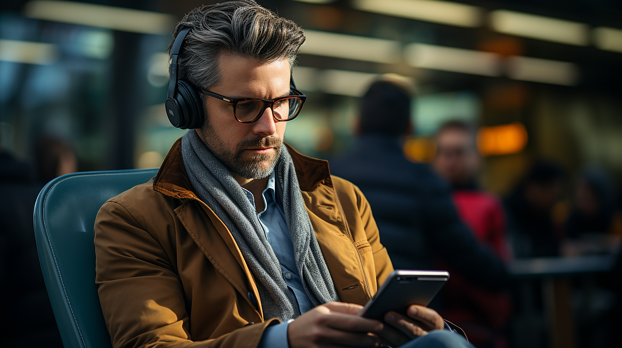 Midjourney篇-3C产品-耳机场景图