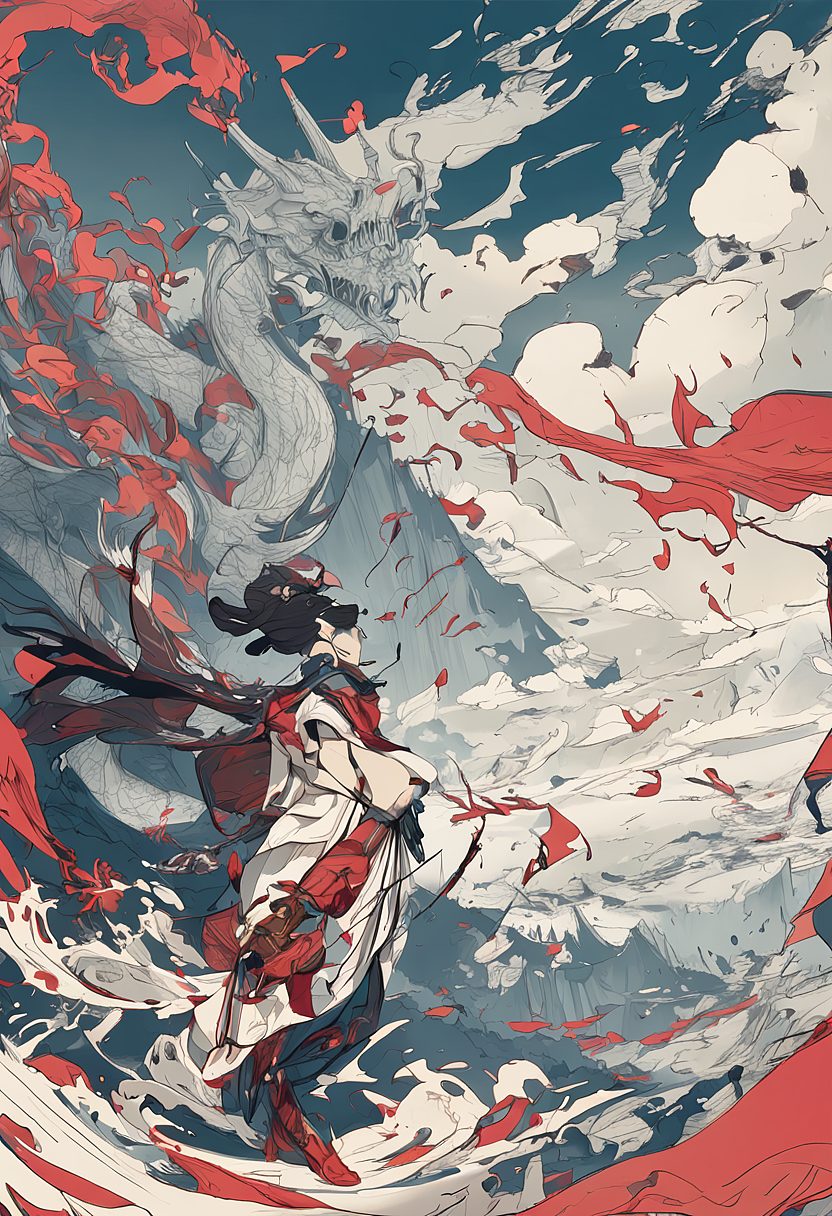 midjourney文生图系列插画海报