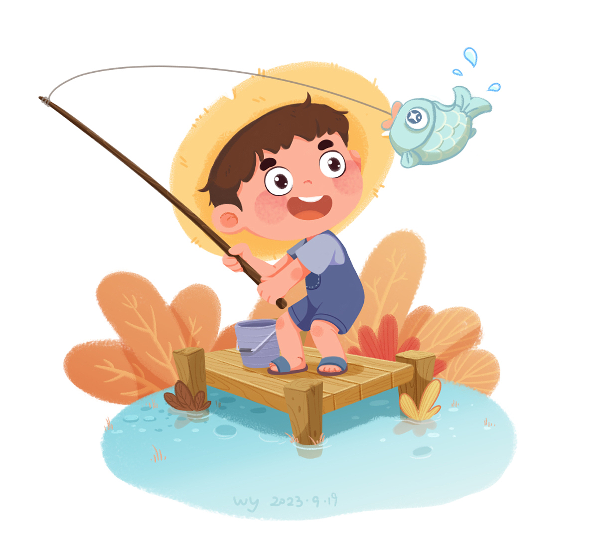 小场景插画练习