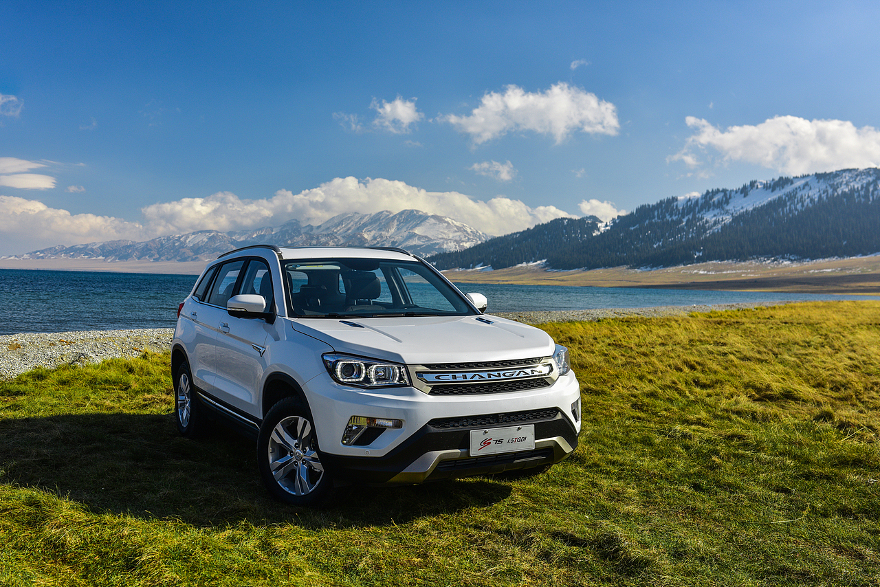 早期 汽车打卡摄影 汽车新车试驾拍摄