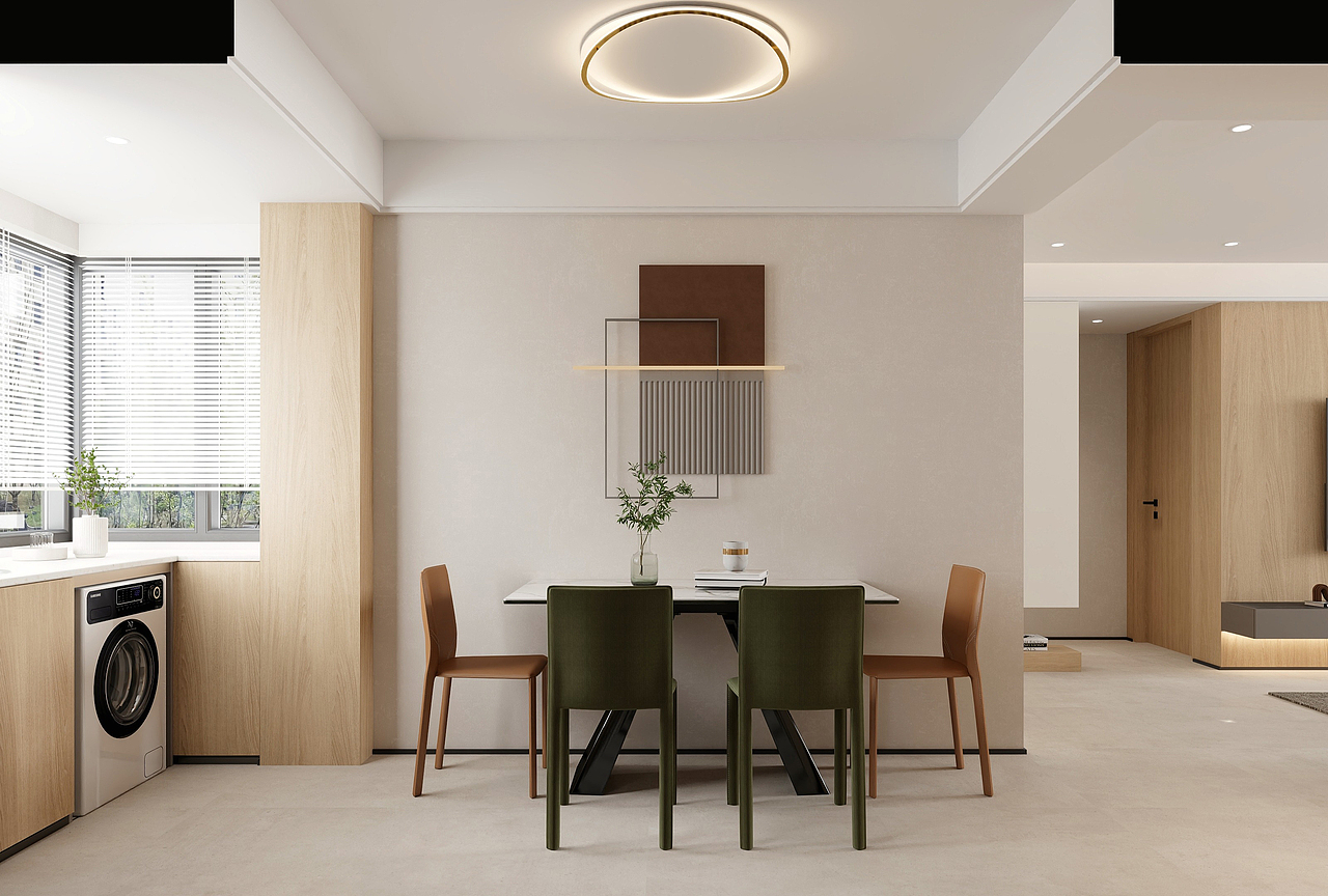 现代原木两居室空间设计（图ZMzU3NzE1MTI0） - 家装设计 - 站酷设计师LSDdesign原创素材 - 站酷ZCOOL