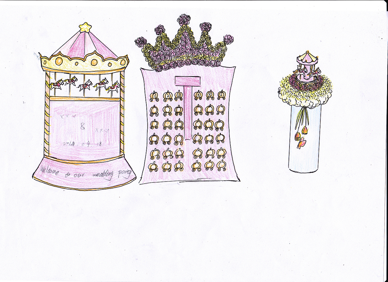 2014 婚庆手绘图