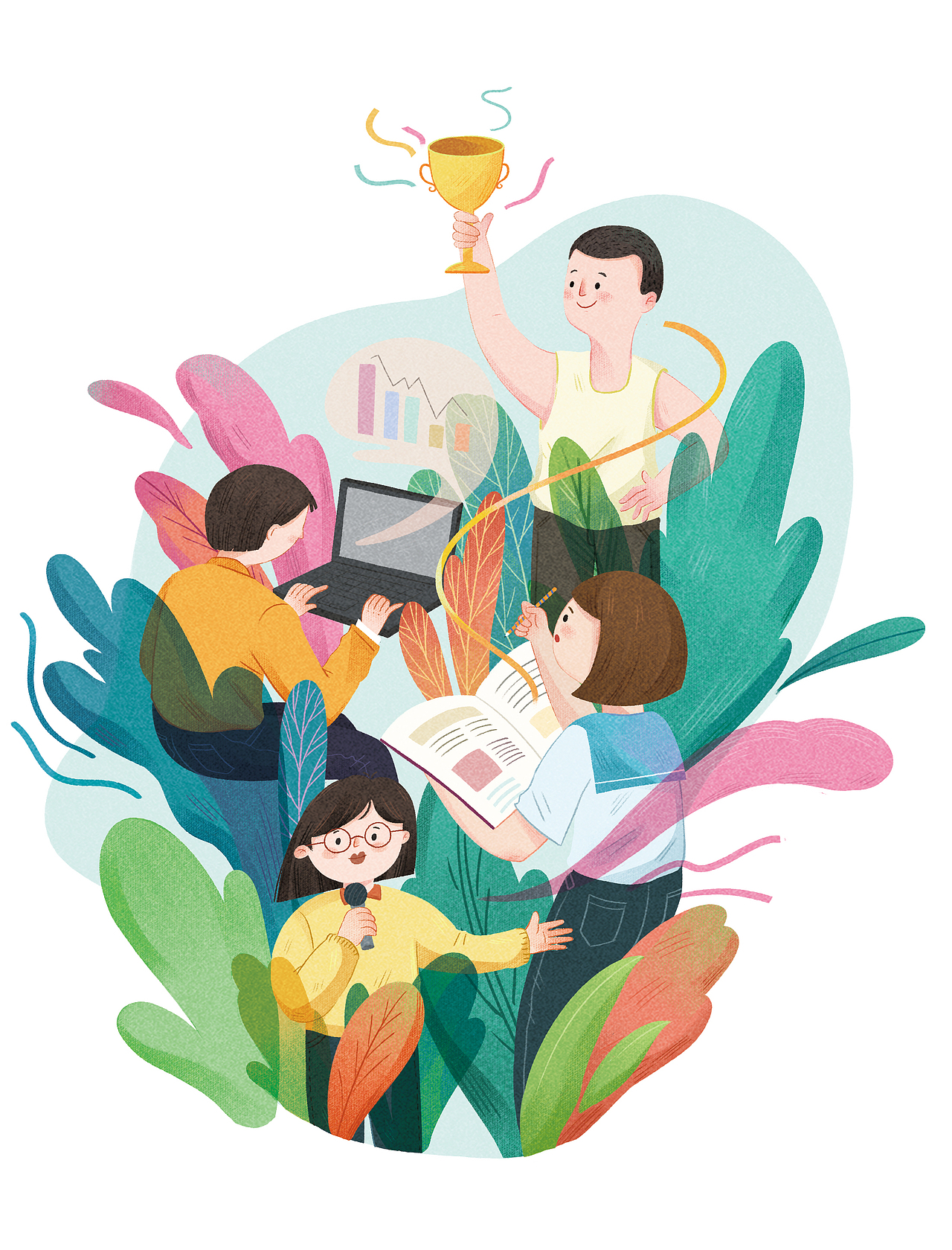 预备队之歌-儿童文学书籍插画（图ZMzQ3MTQ0NjYw） - 儿童插画 - 站酷设计师阿雅嘿limengya原创素材 - 站酷ZCOOL