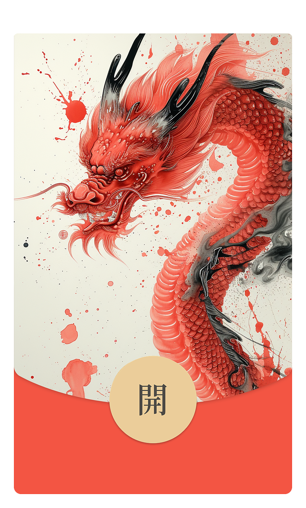 龙年微信红包封面设计