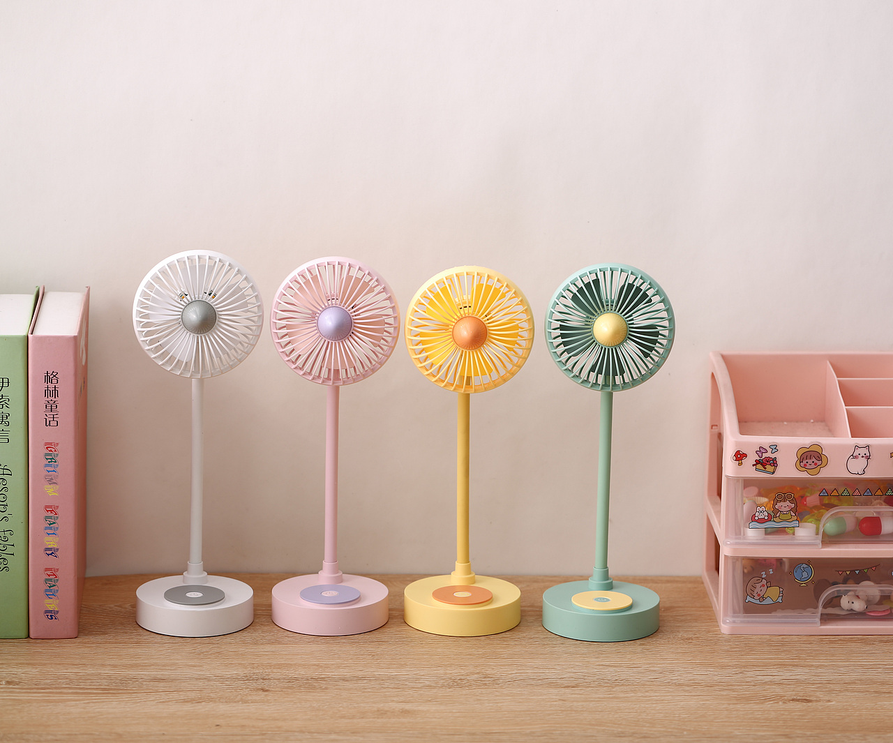 发光小风扇拍摄