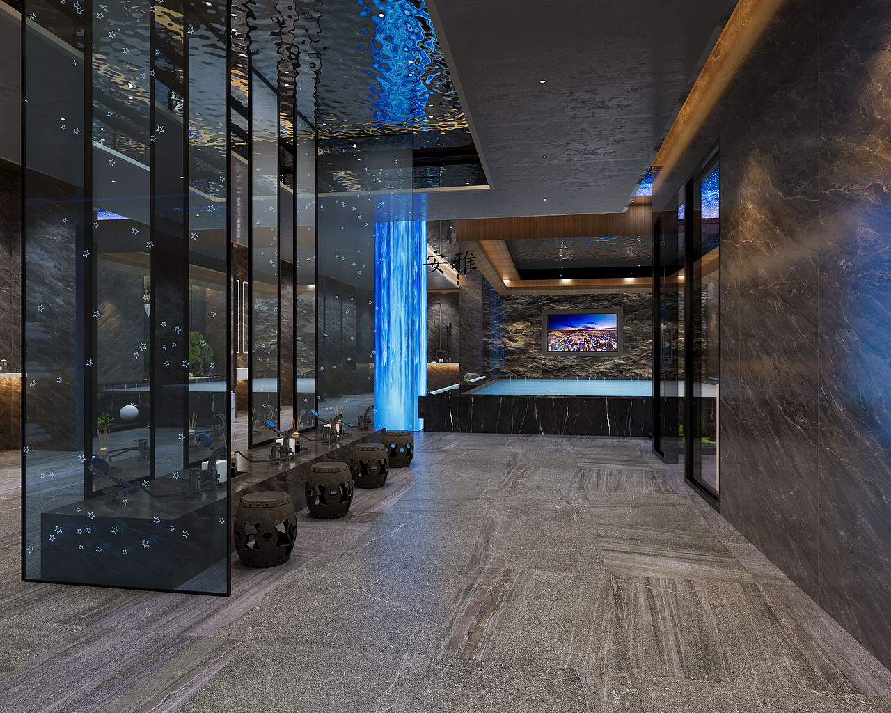 工装——洗浴中心设计