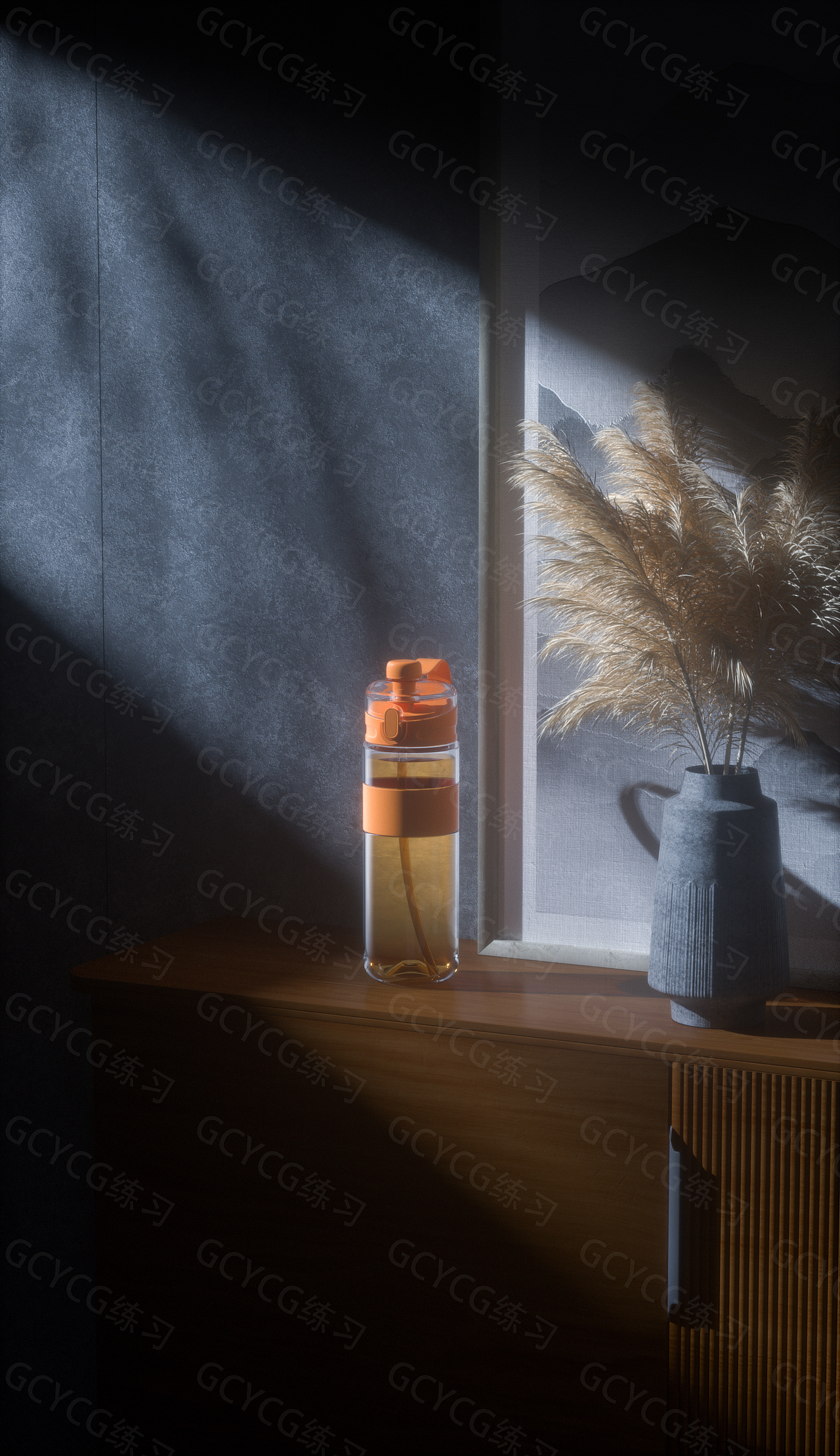 关于买了一个水壶然后建模渲染的这件事（图ZMzA0ODk1MjY4） - 产品 - 站酷设计师GCYCG原创素材 - 站酷ZCOOL