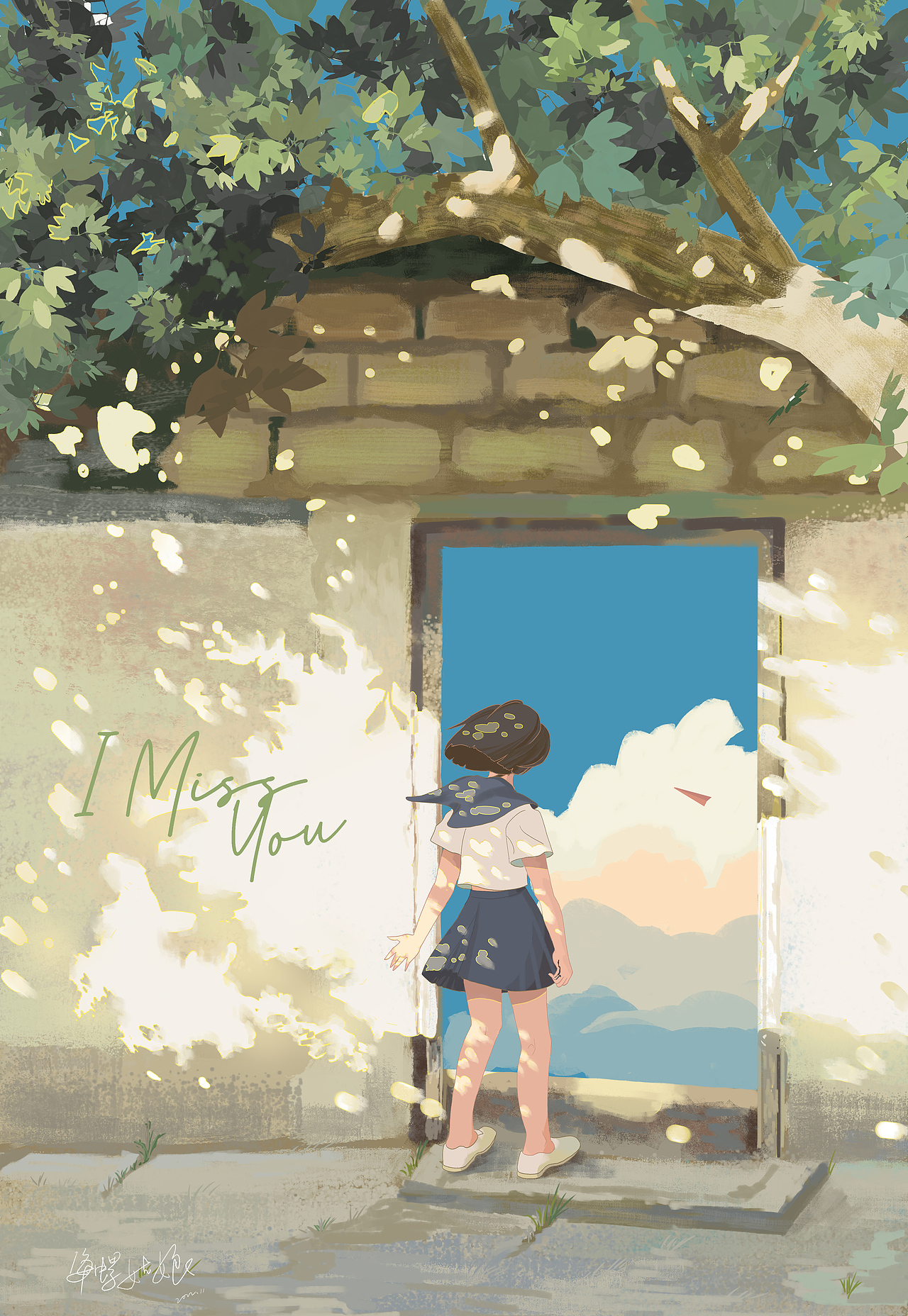 日常习作-《回忆》（一）（图ZMzIzMTA2Njky） - 商业插画 - 站酷设计师海螺姑娘lx原创素材 - 站酷ZCOOL