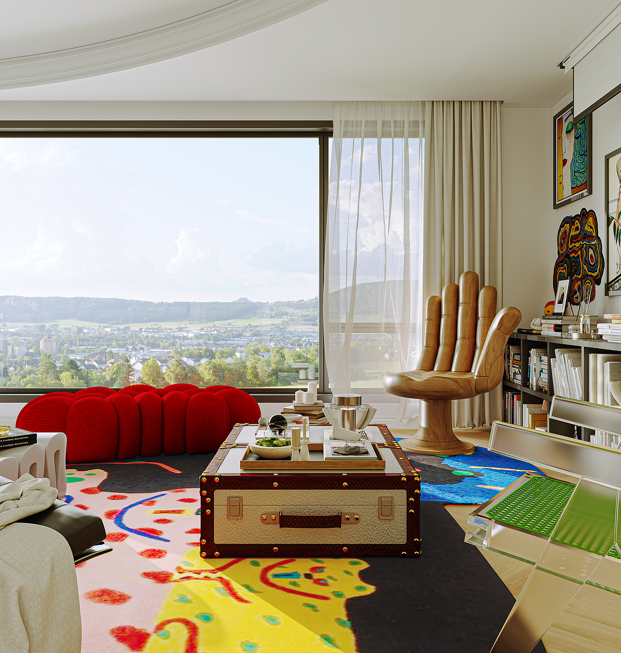 英国艺术家Helen Ford的夏日多巴胺家居配色