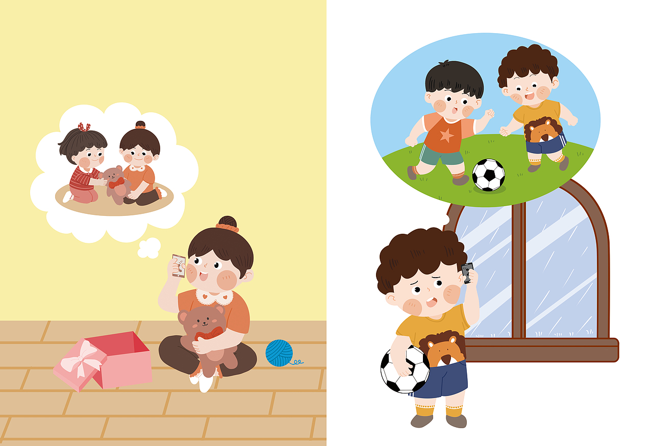 低幼语文教材插图