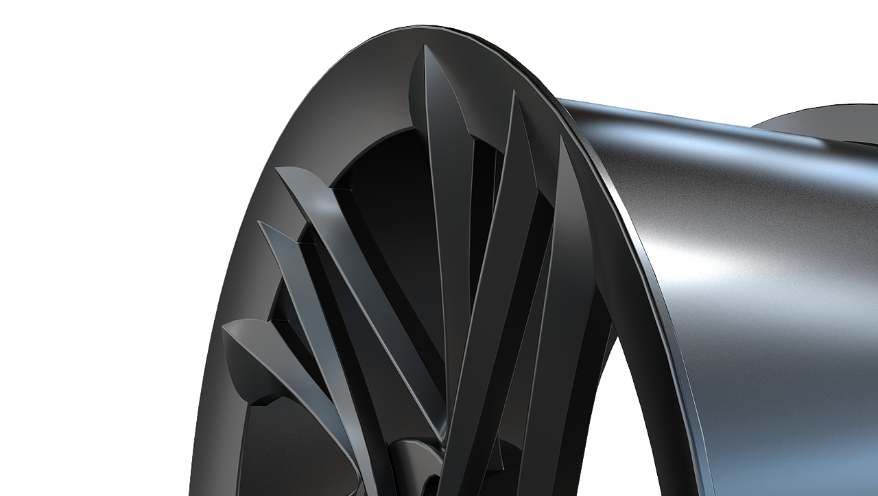 汽车内饰渲染+轮毂建模