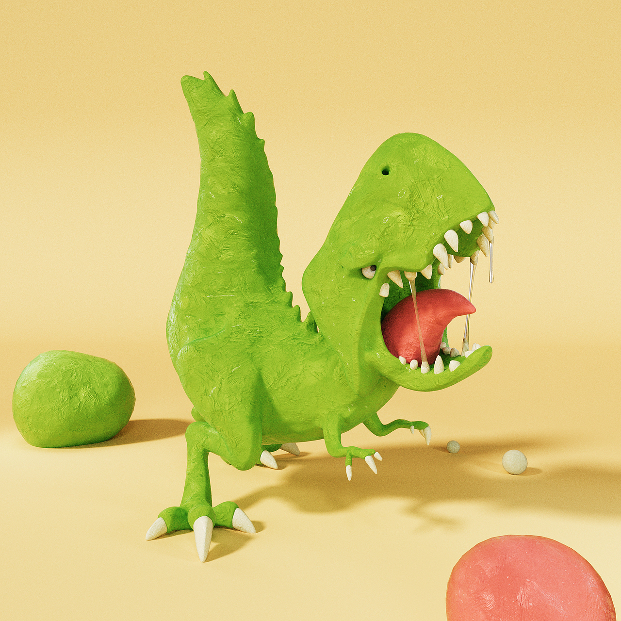 c4d卡通插画风格作品