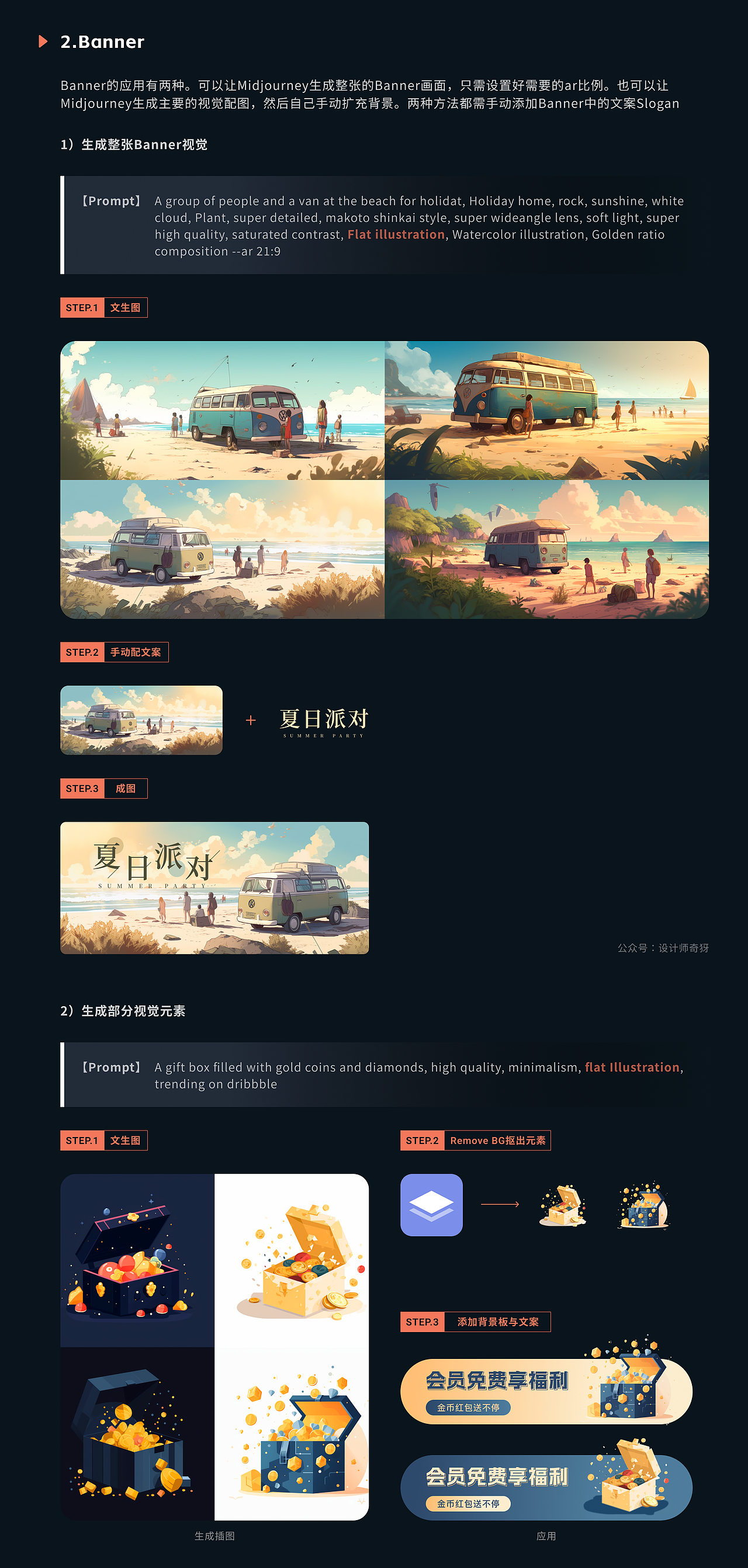 AI助力UI五步指南丨Midjourney