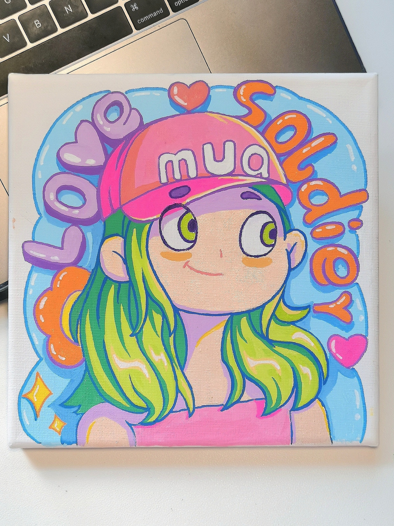 丙烯马克多巴胺头像