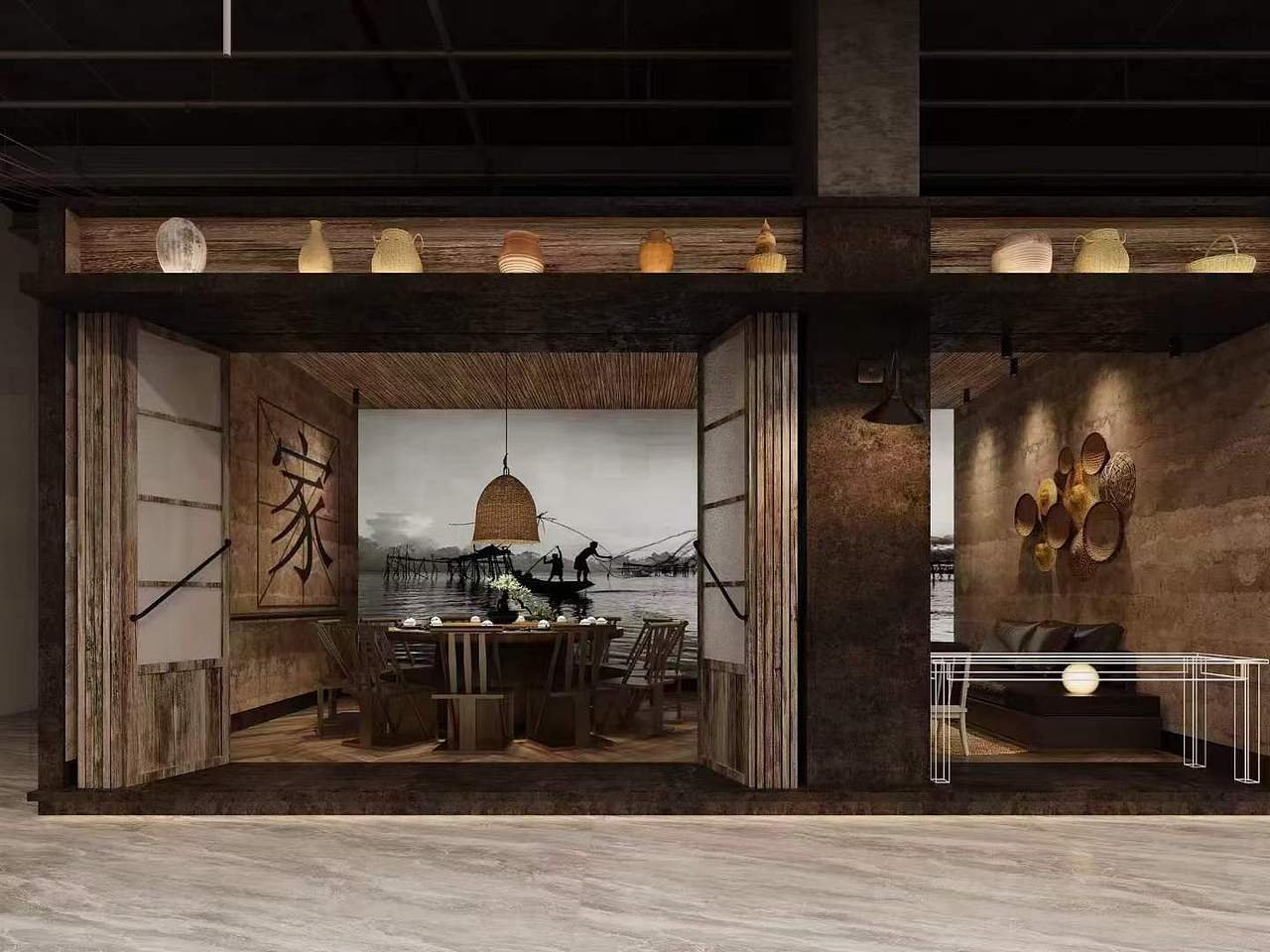 老上海风情·美食城​（图ZMzY3NDI3Njg4） - 酒店餐饮设计 - 站酷设计师姜婉婉原创素材 - 站酷ZCOOL