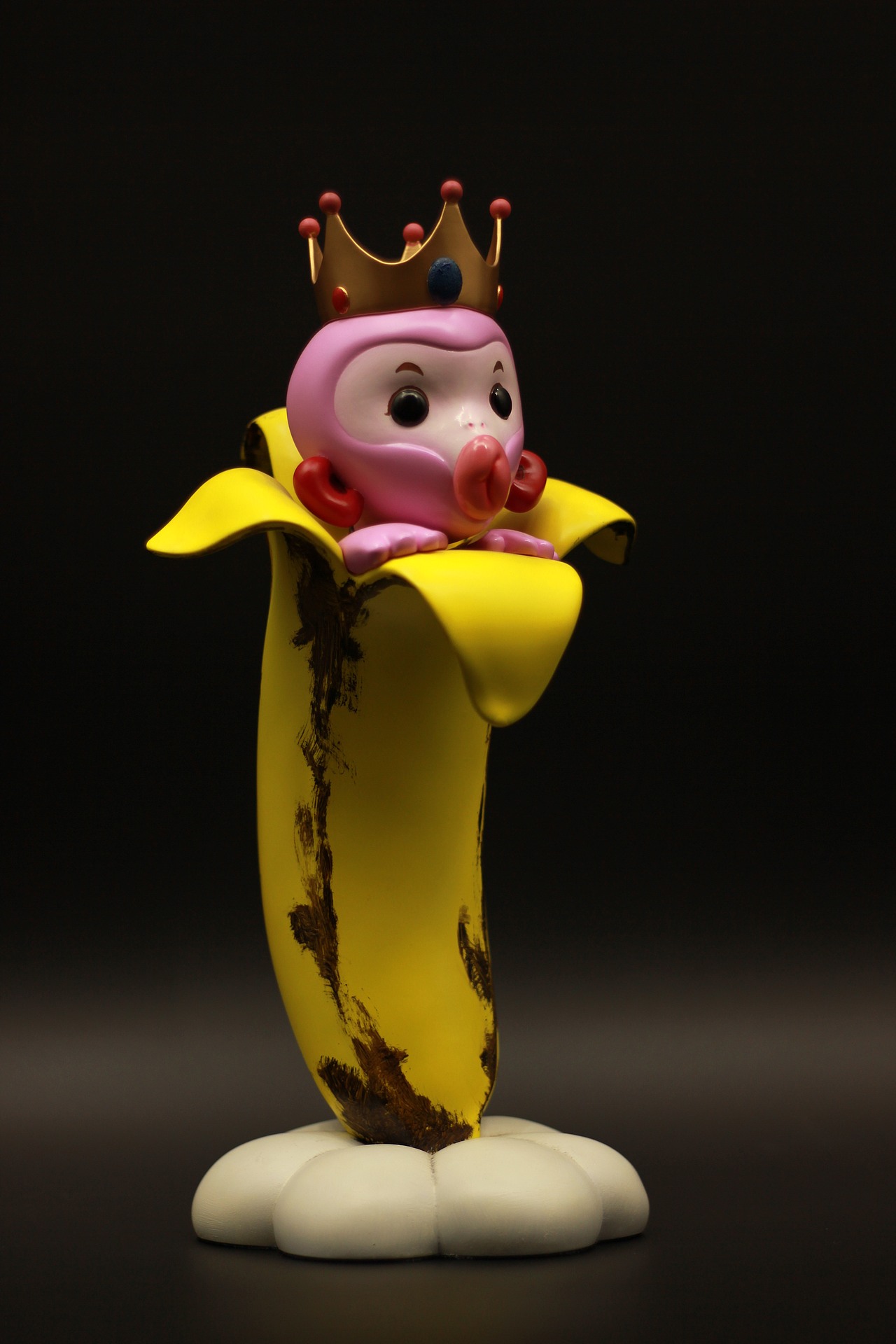 《躲进安迪香蕉里的粉逗猴》（图ZMzM4OTc4NjQ0） - 手办/模玩 - 站酷设计师唐自豪原创素材 - 站酷ZCOOL