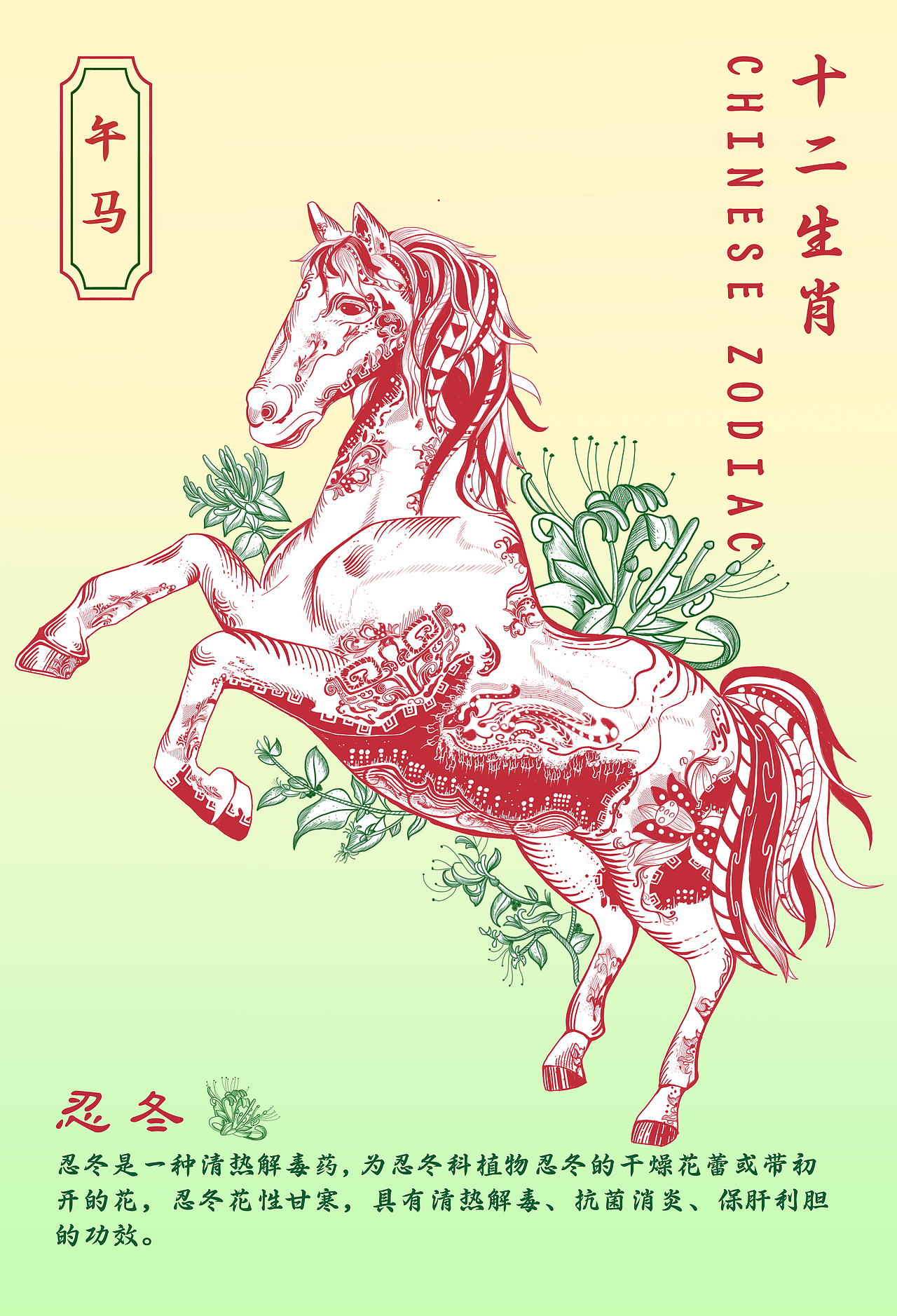 国潮十二生肖×中草药系列