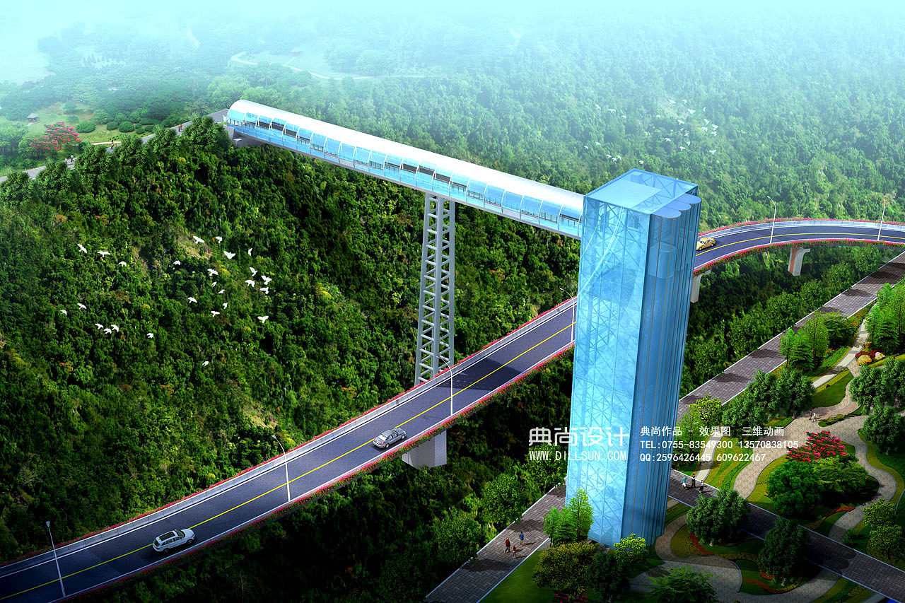 人行天桥效果图1