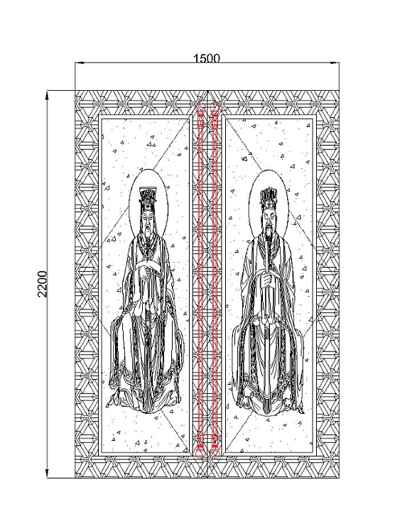 佛教舍利塔地宫建筑门设计（图ZMzA0MDEzMTYw） - 其他空间 - 站酷设计师lllhhhzzz原创素材 - 站酷ZCOOL