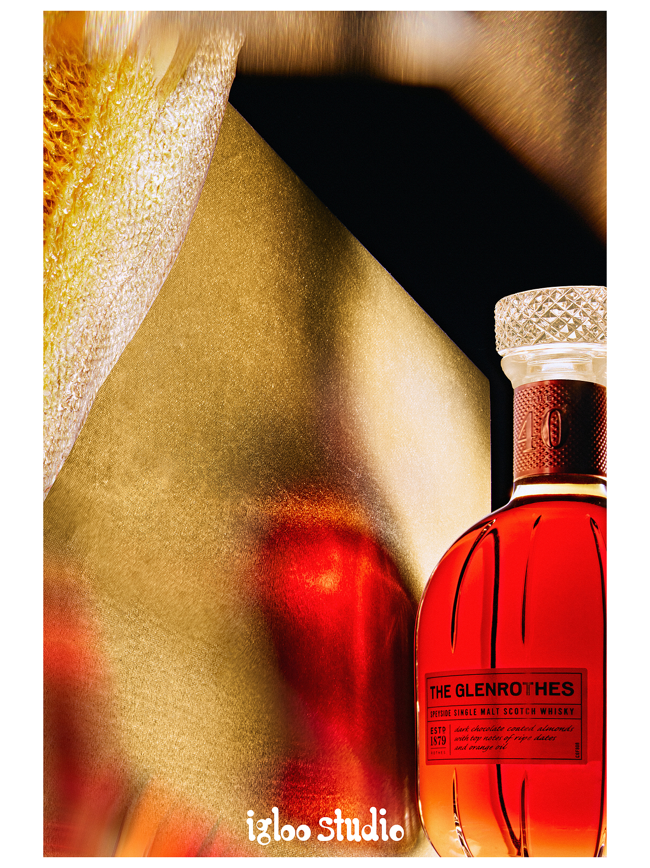 格兰路思 · 旷 · 40年威士忌 晚宴海报｜igloo studio（图ZMzE1NTEwOTUy） - 产品摄影 - 站酷设计师igloostudio原创素材 - 站酷ZCOOL