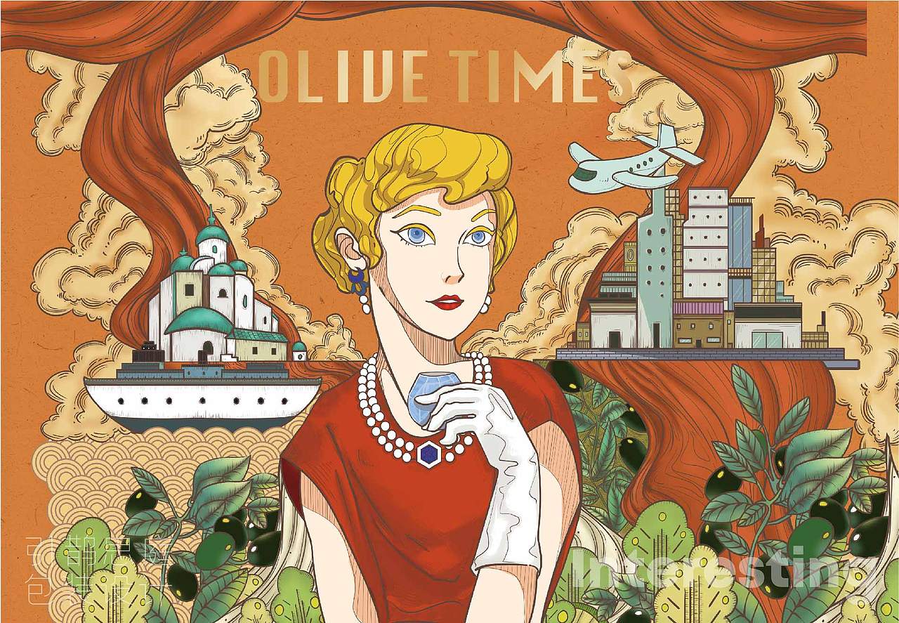 引鹊思庭×橄榄时光-一盒橄榄油的风情万种