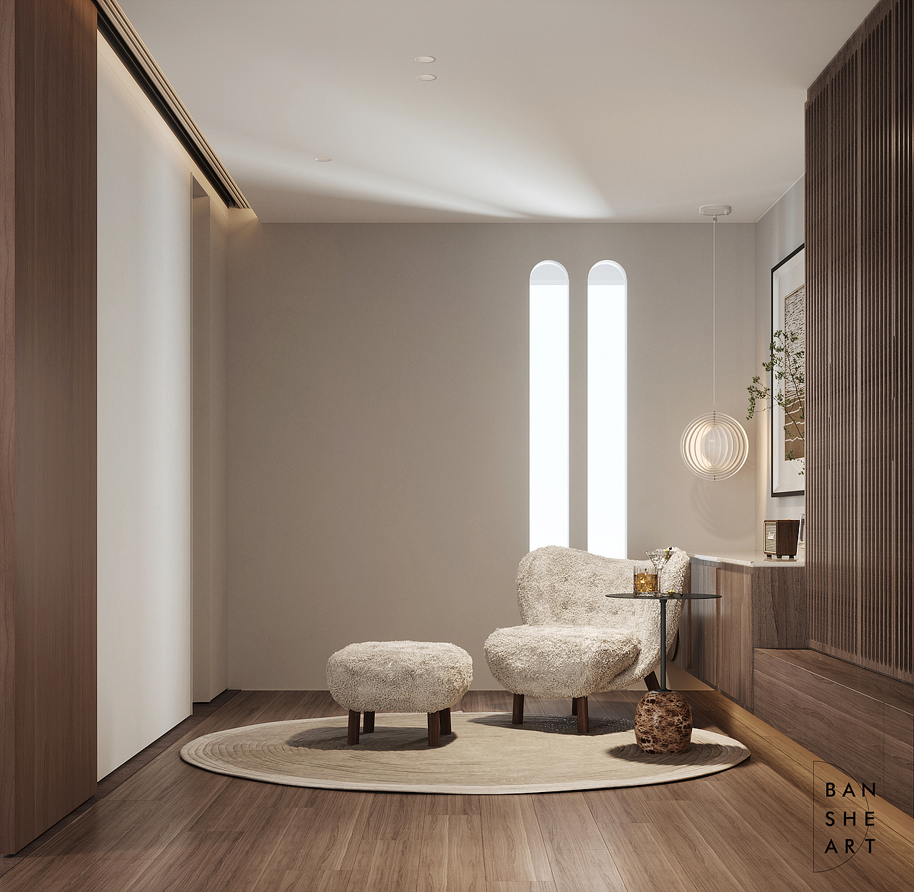 济南半舍空间设计|治愈奶油风