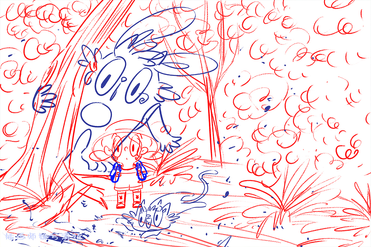 夏至夜景萤火虫兔子女孩猫（图ZMzcwMzUzMDk2） - 商业插画 - 站酷设计师婉兮清扬wxqy原创素材 - 站酷ZCOOL