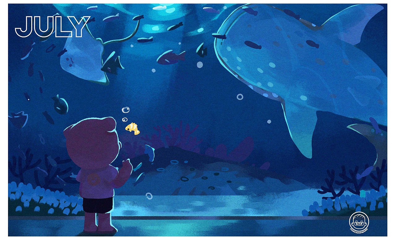 海洋馆|儿童插画