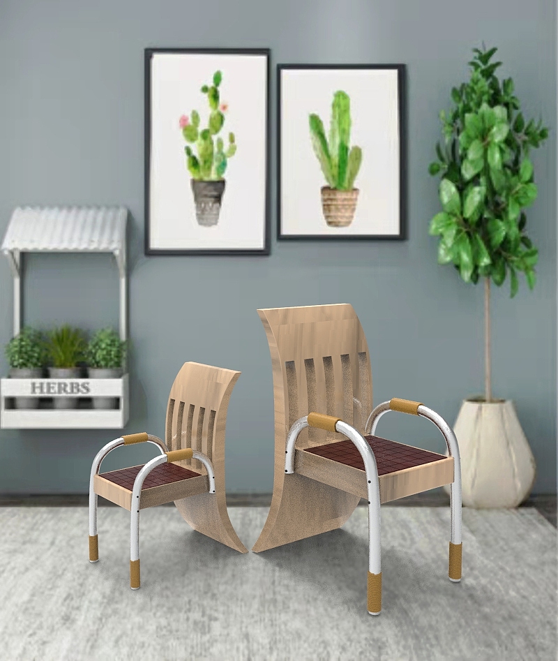 木与钢——北欧现代椅